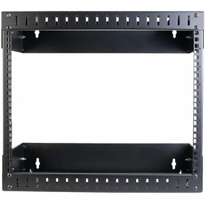 StarTech.com Armadio Rack a Muro 8U 19" , Server Rack a Telaio Aperto a 2 Montanti, Armadio di Rete per Apparecchiature IT