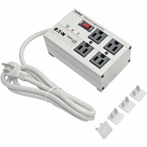 Eaton Tripp Lite Series Isobar 4-Outlet Surge Protector, 6 ft. Cord with Right-Angle Plug, 3330 Joules, Diagnostic LEDs, M