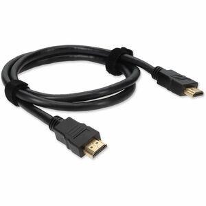 15ft HDMI 1.4 Male to HDMI 1.4 Male Black Cable Which Supports Ethernet Channel For Resolution Up to 4096x2160 (DCI 4K) - 