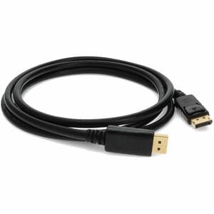 10ft DisplayPort 1.2 Male to DisplayPort 1.2 Male Black Cable For Resolution Up to 3840x2160 (4K UHD) - 100% compatible an