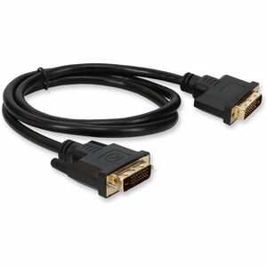 AddOn 6ft DVI-D Dual Link (24+1 pin) Male to DVI-D Dual Link (24+1 pin) Male Black Cable For Resolution Up to 2560x1600 (W
