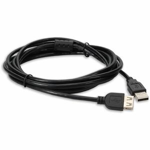 AddOn 10ft USB 2.0 (A) Male to Female Black Cable - 100% compatible and guaranteed to work