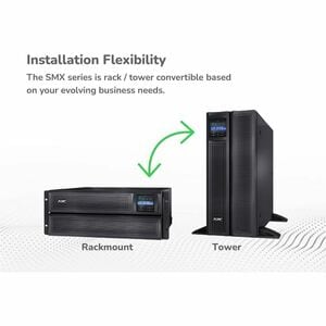 APC Smart-UPS X, Line Interactive, 3kVA, Rack/tower convertible 4U, 100V-127V, 6x 5-15R+3x 5-20R+1x L5-30R NEMA, NMC, Exte