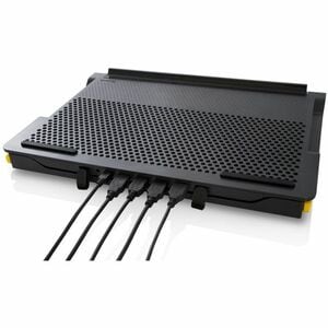Targus Chill Mat AWE81EU Kühlpad - Biszu 43,2 cm (17 Zoll) Bildschirmgröße Notebook Unterstützung - Schwarz, Grau - 2 Lüft