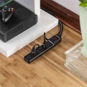 CyberPower CSB6012 Essential 6 - Outlet Surge with 1200 J - Clamping Voltage 800V, 12 ft, NEMA 5-15P, Straight, 15 Amp, EM