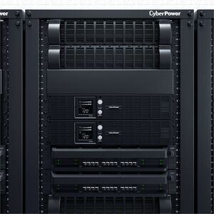 CyberPower OR1500LCDRT2U Smart App LCD UPS Systems - 1500VA/900W, 120 VAC, NEMA 5-15P, 2U, Rack / Tower, 8 Outlets, LCD, P