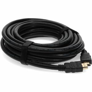 50ft HDMI 1.4 Male to HDMI 1.4 Male Black Cable Which Supports Ethernet Channel For Resolution Up to 4096x2160 (DCI 4K) - 