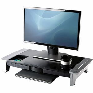 Fellowes Office Suites™ Premium Monitor Riser - Up to 21" Screen Support - 80 lb Load Capacity - CRT Display Type Supporte