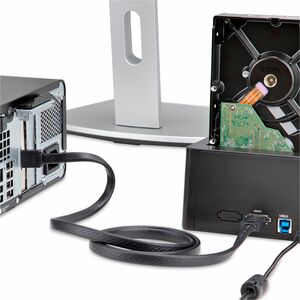 StarTech.com Standalone Hard Drive Duplicator Dock, External Dual Bay HDD/SSD Cloner/Copier, USB 3.0 / eSATA, SATA Disk Cl