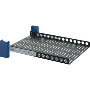 Rack Solutions 1U Light Duty Fixed Shelf 24in Depth - 100 lb Load Capacity