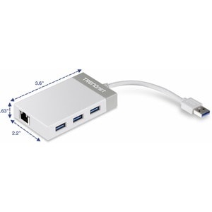 USB 3.0 TO GIGABIT ADAPTER PLUS USB HUB