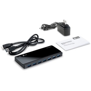 TP-Link USB 3.0 7-Port Hub UH700 - USB - External - 7 USB Port(s) - 7 USB 3.0 Port(s) - Linux, Mac, PC