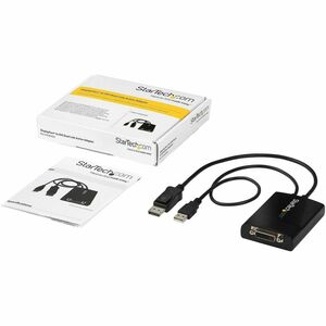 StarTech.com DisplayPort to DVI Dual Link Active Adapter, DisplayPort to DVI-D Adapter/Video Converter 2560x1600 60Hz, DP 