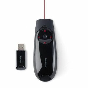 Kensington Presenter Expert Mouse - Radio Frequency - USB - Laser - 4 Button(s) - Black - Wireless - 50 m - 2.40 GHz