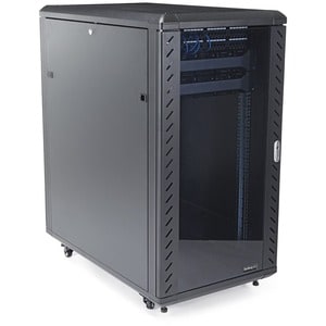 StarTech.com 22U 36in Knock-Down Server Rack Cabinet with Caster to store your Servers, Network and Telecommunications Equ