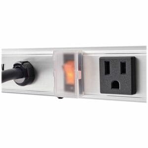 Tripp Lite series 12 Right-Angle Outlet Vertical Power Strip, 120V, 15A, 15-ft. Cord, 5-15P, 36 in - NEMA 5-15P - 12 x NEM