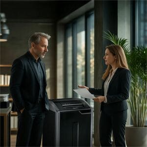 Fellowes Powershred® 11C Cross-Cut Shredder - Non-continuous Shredder - Cross Cut - 11 Per Pass - for shredding Paper, Cre