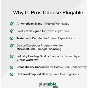Plugable USB Hub, 10 Port - USB 3.0 5Gbps with 48W Power Adapter and Two Flip-Up Ports