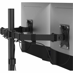 SIIG Dual Monitor Articulating Desk Mount - Fits 13" to 32" monitors - Max Load 19.8 lbs each - VESA Plate 75x75/100x100mm