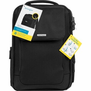 Kensington SecureTrek 15.6" Lockable Laptop Backpack (K98617WW) - SecureTrek Lock Base - Anti-Puncture Zipper - 840D Twill