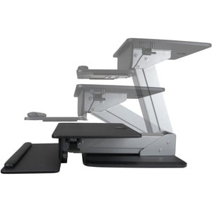 StarTech.com Height Adjustable Standing Desk Converter - Sit Stand Desk with One-finger Adjustment - Ergonomic Desk - Turn