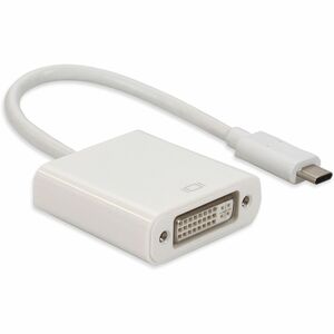 AddOn USB 3.1 (C) Male to DVI-I (29 pin) Female White Adapter - 100% compatible and guaranteed to work