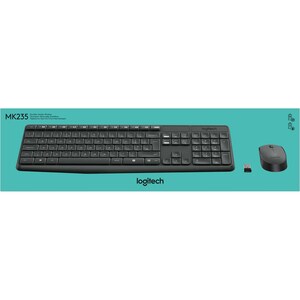 MK235 WIRELESS KEYBOARD / MOUSE COMBO GREY-DEU-2.4GHZ-CENTRAL