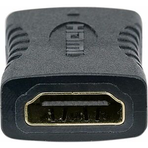 Cople HDMI hembra a hembra - 3840 x 2160 Supported - Oro Contacto - Negro