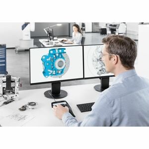 3Dconnexion SpaceMouse Enterprise - 3D Input Device - Cable - USB