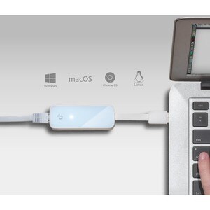 Scheda Fast Ethernet per Computer - TP-Link UE200 - 10Base-T, 100Base-TX - Plug-in Card - USB 2.0 - 1 Porta(e) - 1 - Coppi