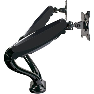 DIAMOND DMC240 Desk Mount for Monitor - Black - 2 Display(s) Supported - 27" Screen Support - 26.44 lb Load Capacity - 75 
