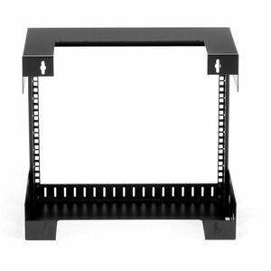 StarTech.com RK812WALLO. Typ: Wandmontiertes Regal, Rack-Kapazität: 8U, Höchstgewicht (Kapazität): 80 kg. Gewicht: 7,2 kg.