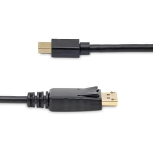 StarTech.com MDP2DPMM10. Kabellänge: 3 m, Anschluss 1: mini DisplayPort, Anschluss 2: DisplayPort. Kabeldiameter: 4,8 mm, 