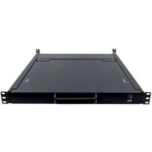 Rack Solutions 1U Sliding KVM with Keyboard, Trackpad and 17in Monitor (1 KVM Port) - 17" LED - 1280 x 1024 - Keyboard - T