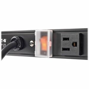 Eaton Tripp Lite Series 8-Outlet Vertical Power Strip, 120V, 15A, NEMA 5-15P, 15 ft. (4.57 m) Cord, 24 in., Black Housing 