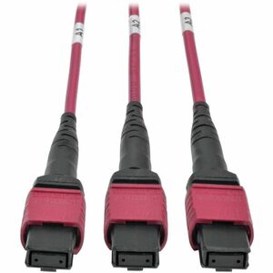 Tripp Lite series N48K-42M8L168-B 50/125 Breakout Fiber Patch Panel - 168 x Duplex - 2U High - Black - 19" Wide - Rack-mou