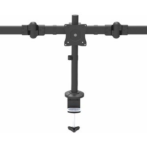StarTech.com Triple Monitor Mount - Articulating - Clamp / Grommet Mount - Monitors up to 24â€- VESA Mount - Triple Monit