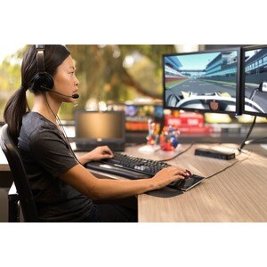 Kensington ErgoSoft Wrist Rest - TAA Compliant - 574 mm x 129.5 mm x 20.3 mm Dimension - 1 Pack