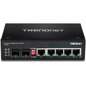 TRENDnet TI-PG62 6 Ports Ethernet Switch - Gigabit Ethernet - 1000Base-T - New - TAA Compliant - Twisted Pair - Rail-mount