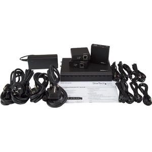 StarTech.com ST124HDBT. Typ: AV-Sender & -Empfänger, Maximale Auflösung: 4096 x 2160 Pixel, unterstütze Kabeltypen: Cat5e,