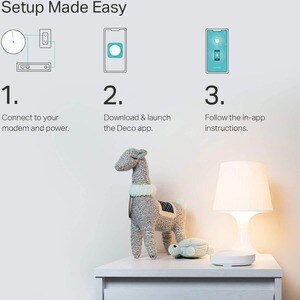 TP-Link Deco M5 (3-pack) - AC1300 Whole Home Mesh Wi-Fi System, 3-Pack - Deco Mesh WiFi System - Up to 5,500 sq. ft. Whole