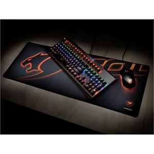 COUGAR Arena CGR-BBRBS5H-ARE Sacapunta extra grande Alfombrilla para ratón de juego - x 800mm - Negro, Naranja - Caucho na