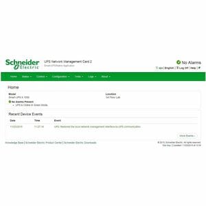 APC by Schneider Electric UPS Management Adapter - SmartSlot - 1 x Network (RJ-45) Port(s) - Serial - USB