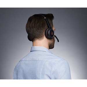 Casque Jabra EVOLVE 75 MS - Sans fil - Design Sur tête - Stéréo - Binaural - Circumaural - Portée 3048 cm - Bluetooth - Fr