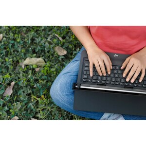 Logitech Universal Folio Tastatur/Cover (Folie) für 25,4 cm (10 Zoll) Apple iPad Air 2, iPad Air, iPad 2, iPad (3G), iPad 
