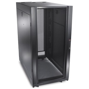 APC by Schneider Electric NetShelter SX 24U Floor Standing Enclosed Cabinet Rack Cabinet for Server, Storage - 482.60 mm R