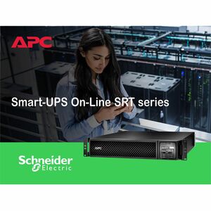 APC Smart-UPS On-Line, 1500VA, Rackmount 2U, 120V, 6x 5-15R NEMA outlets, Network Card, Extended runtime, W/ rail kit - 2U