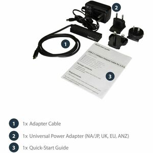 StarTech.com USB C to SATA Adapter Cable for 2.5"/3.5" SSD/HDD Drives - USB 3.1 (10Gbps) Hard Drive Adapter Cable - SATA U