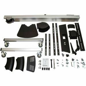 StarTech.com Carrello TV per Schermo da 32" a 70" - Regolazione Altezza One-Touch - Carrello Mobile per TV - VESA - 1 Ripi