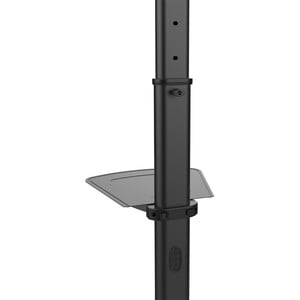 Digitus Height Adjustable Display Stand - Up to 177.8 cm (70") Screen Support - 50 kg Load Capacity - 2 x Shelf(ves) - 218